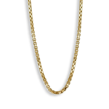Round Box Chain | 10k Gold | 2.5MM | 18–26"