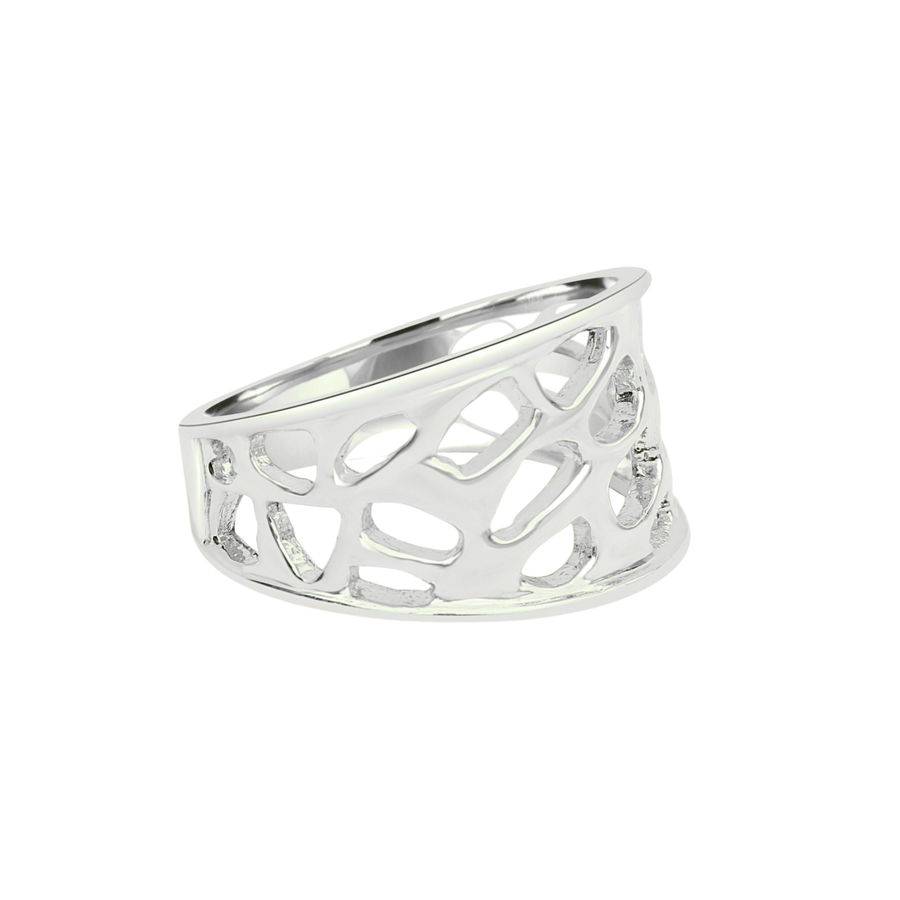 Chunky Boho Ring | 10k Yellow/White/Rose Gold, Silver