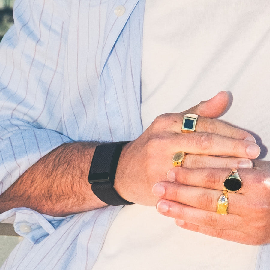black onyx ring for men canada