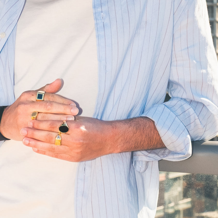 solid gold men’s ring