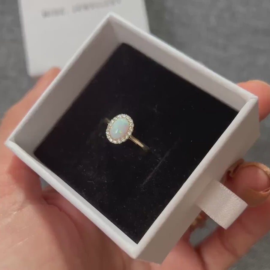 *BACK IN STOCK! Opal Ring | 10-14k Yellow/White/Rose Gold
