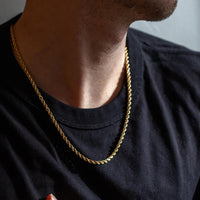 Rope Chain | 10k Gold | 3.5mm | 22-28"