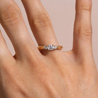 classic 3 stone engagement ring