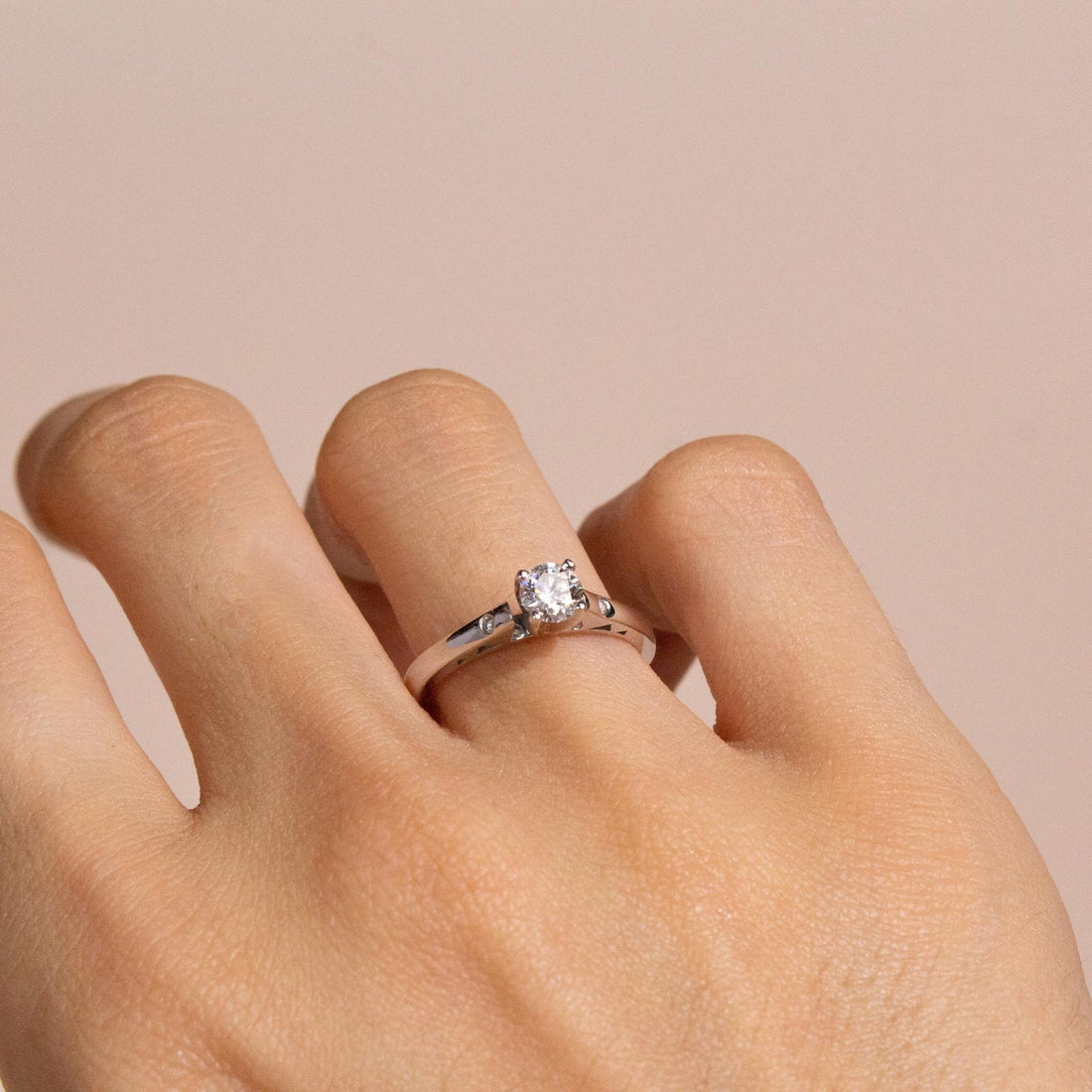 radiant solitaire ring