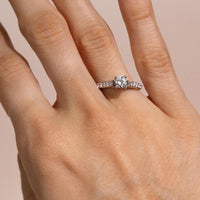 0.75 solitaire diamond ring