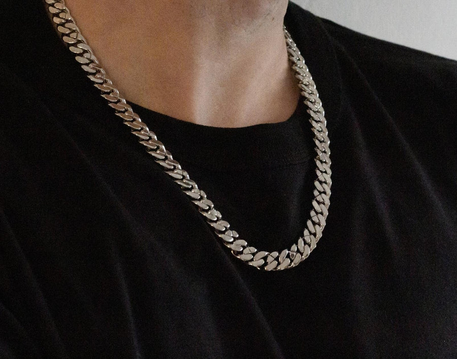  silver cuban link chain canada