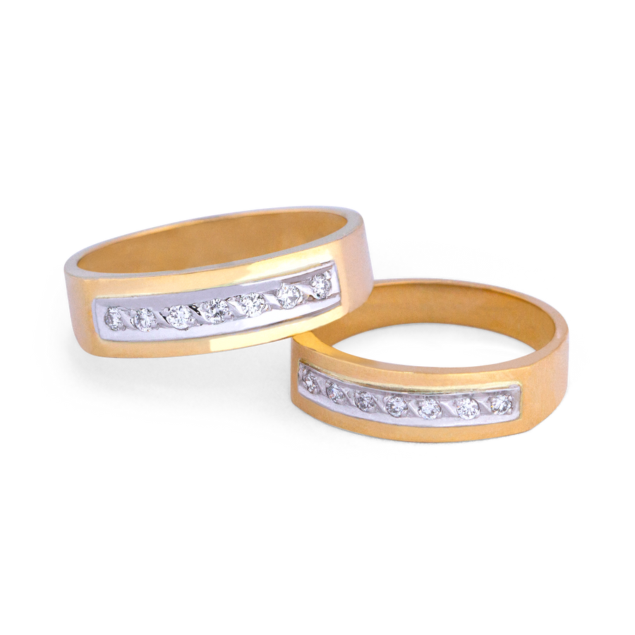 14k unisex wedding ring canada