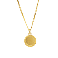 Medallion Pendant | 10k Gold | 16-22"