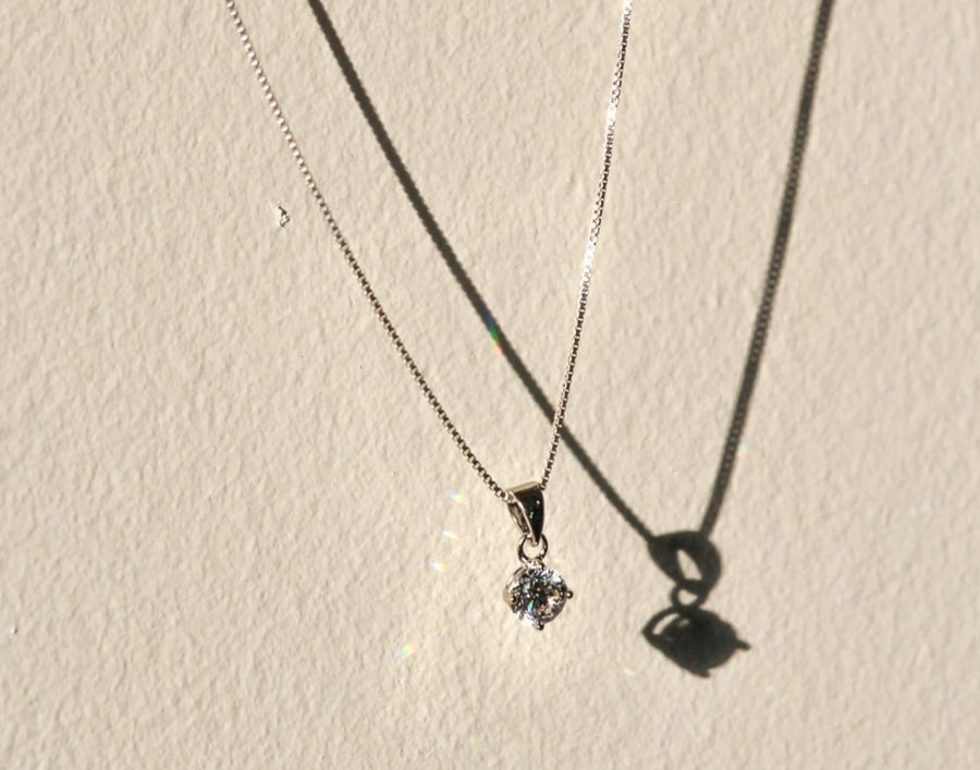 cz pendant toronto, sterling silver necklace chain, cubic pendant toronto