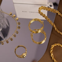 large thin gold hoops