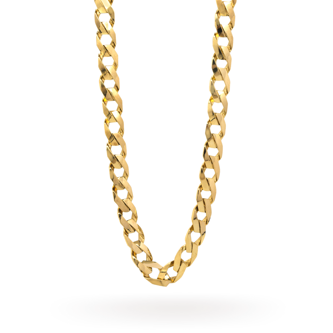 gold curb chain 7mm Canada, 10k solid gold curb chain Canada