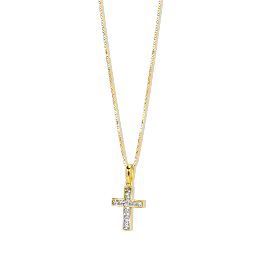 diamond cross necklace toronto, cubic gold cross toronto