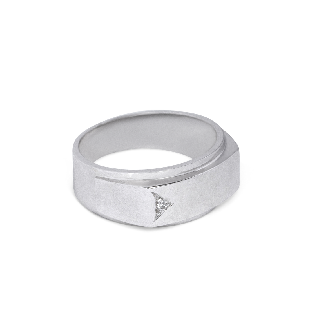 Bold Geometric Ring | 14k Yellow/White/Rose Gold