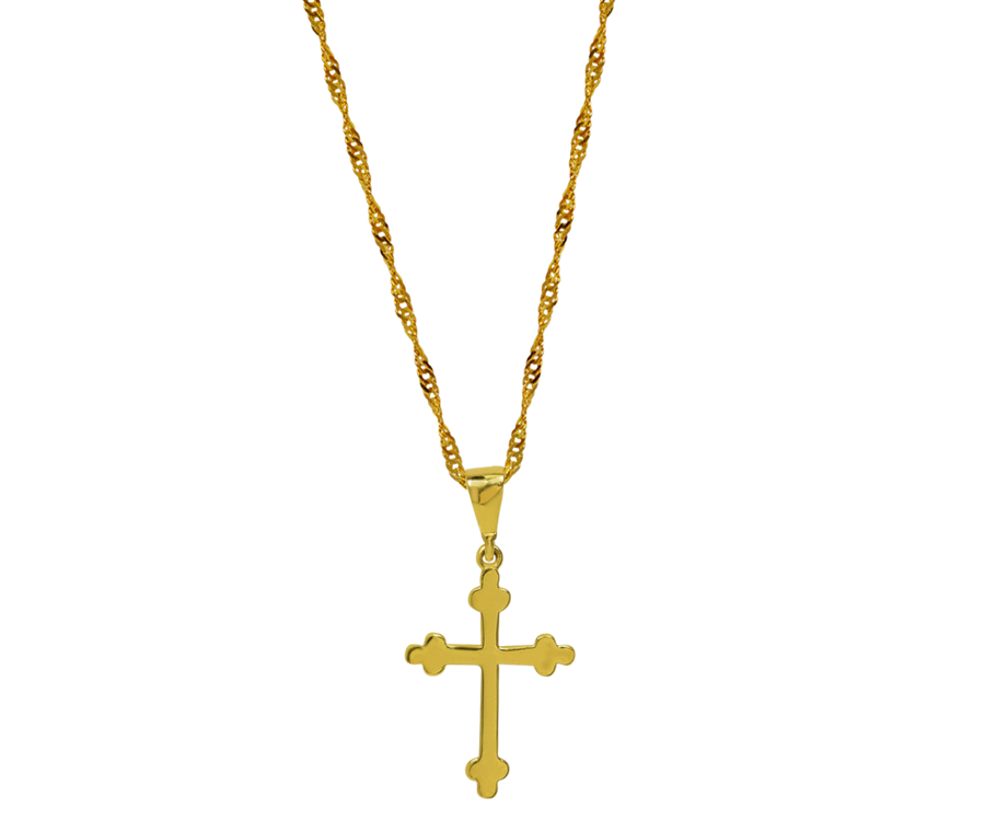 gold cross necklace toronto