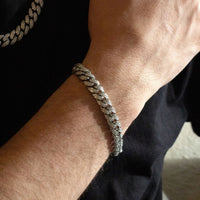 10mm silver cuban bracelet canada