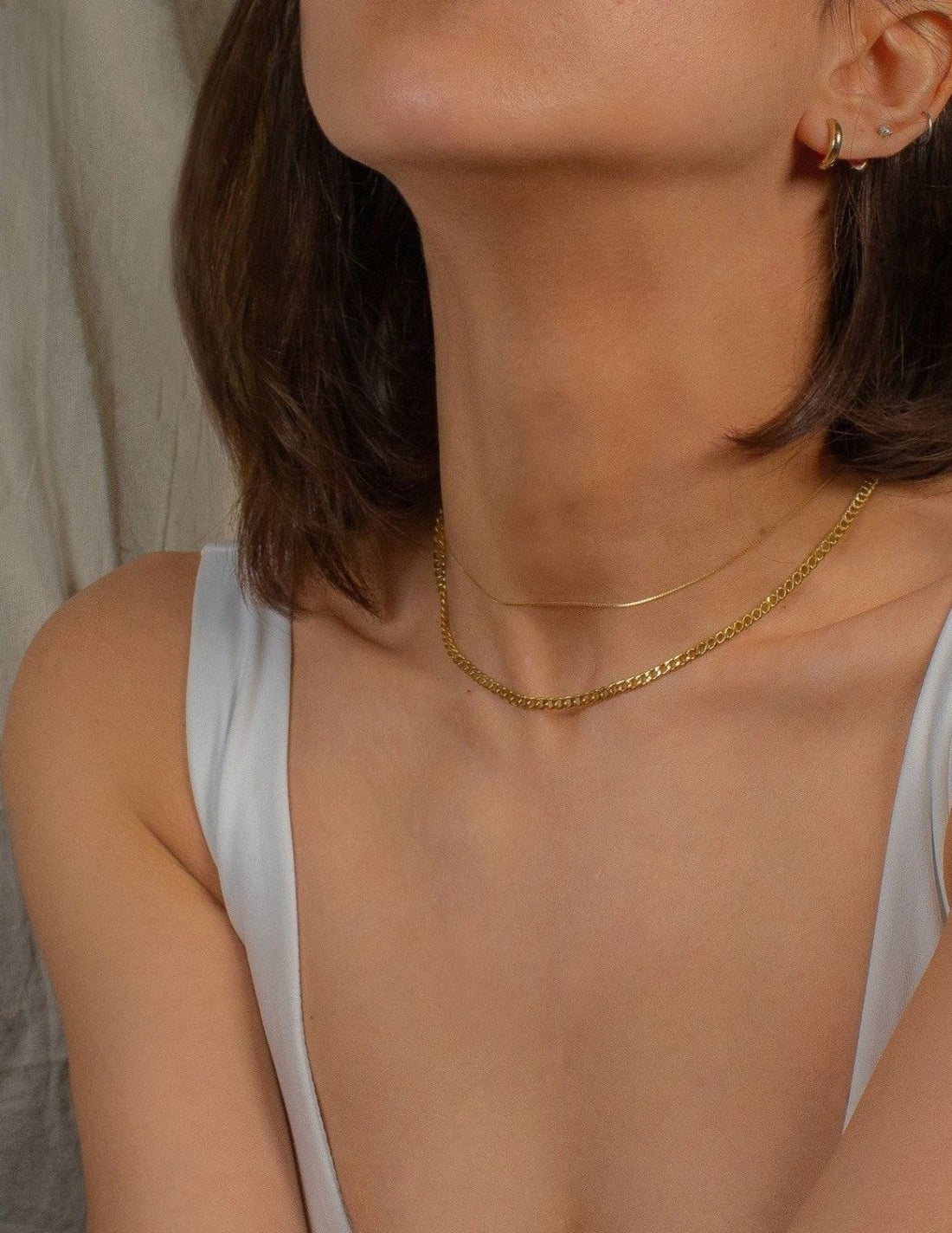 Buy Thin box chain choker chain toronto, buy thin box chain choker canada affordable, thin box chain etsy