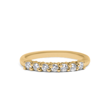 Prong Set Wedding Band | 0.30 CT | 14k Yellow/White/Rose Gold