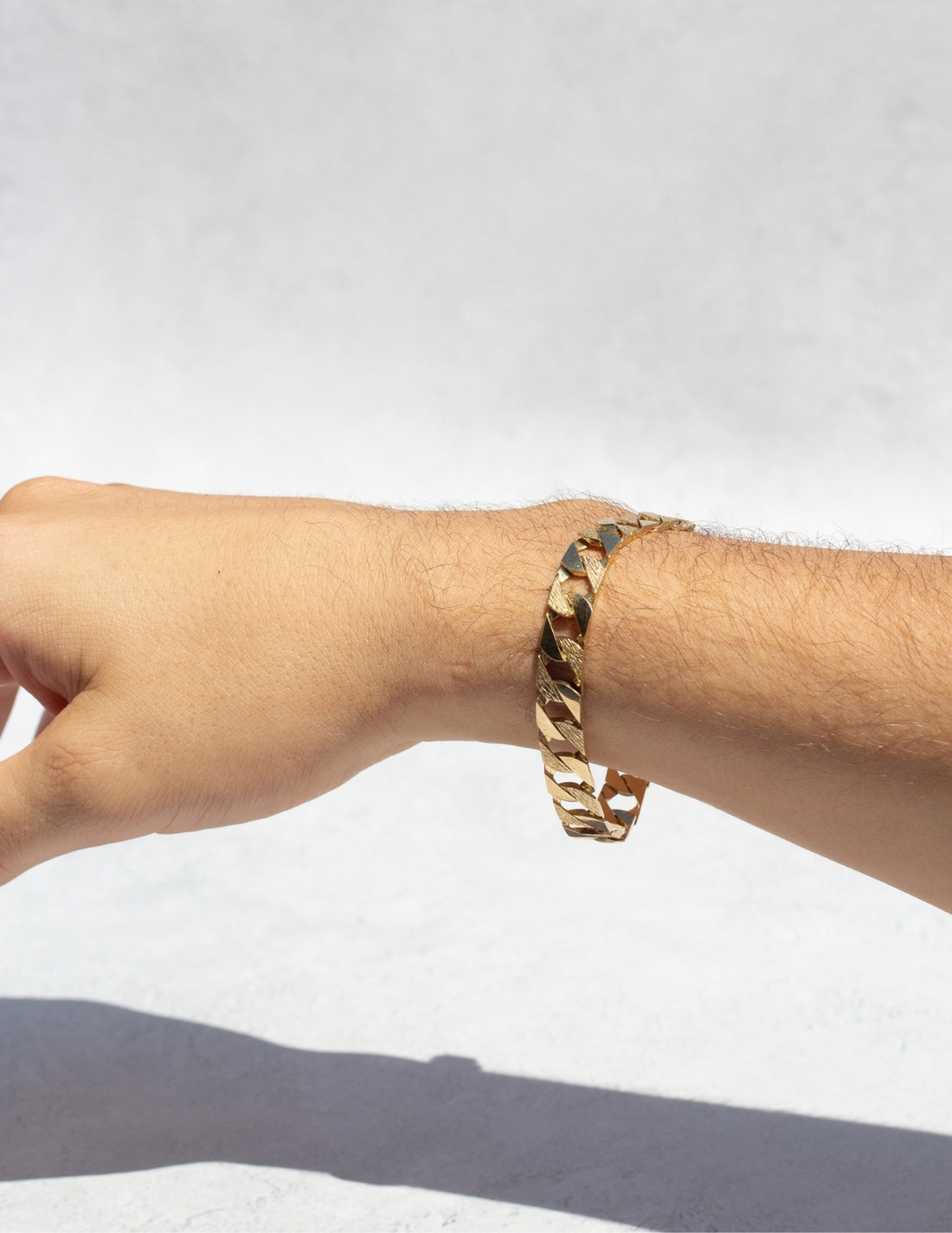 Mens 10k Gold Bracelet Cuban Curb Link Mariner Anchor 17mm SOLID 9 Inch ,  REAL | eBay