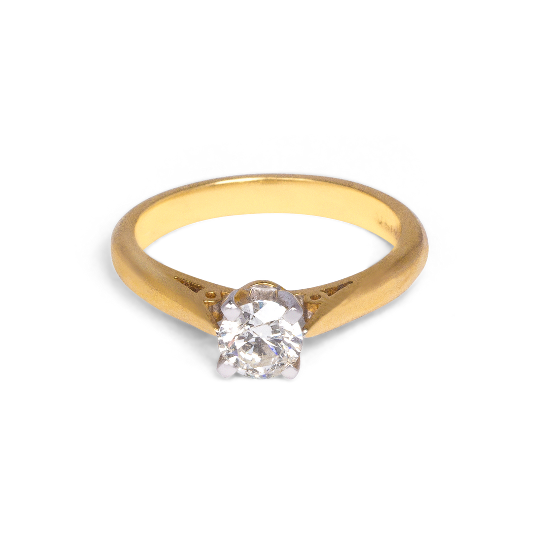 Classic Solitaire Diamond Ring | 0.60 CT | 10k-14k Yellow/White/Rose Gold