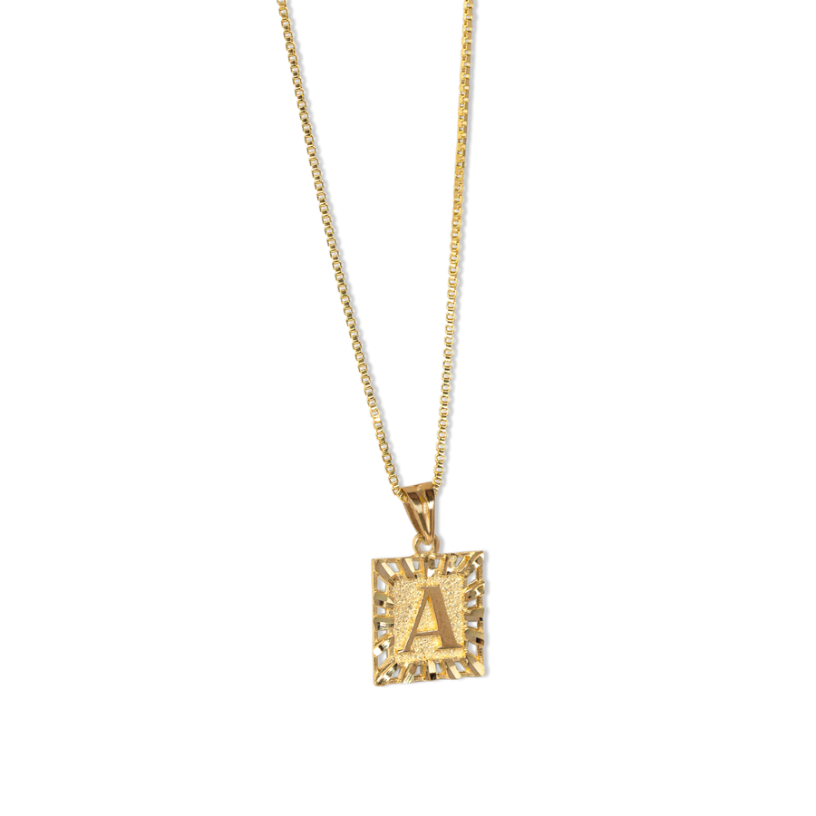 Initial Pendant | 10k Gold | 16–22"