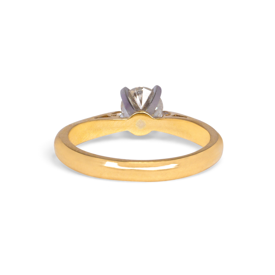 Classic Solitaire Diamond Ring | 0.60 CT | 10k-14k Yellow/White/Rose Gold