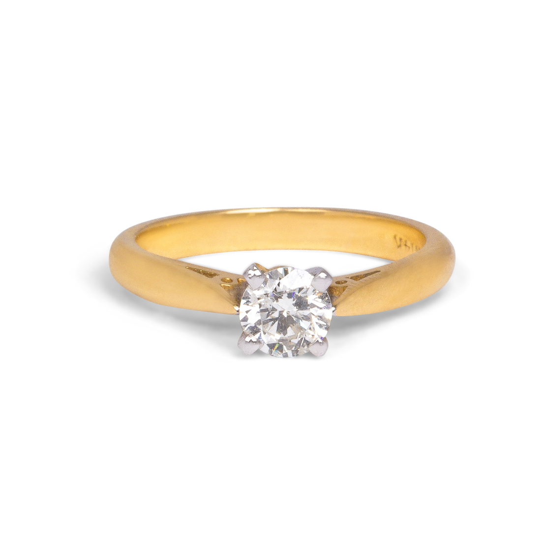 Classic Solitaire Diamond Ring | 0.60 CT | 10k-14k Yellow/White/Rose Gold