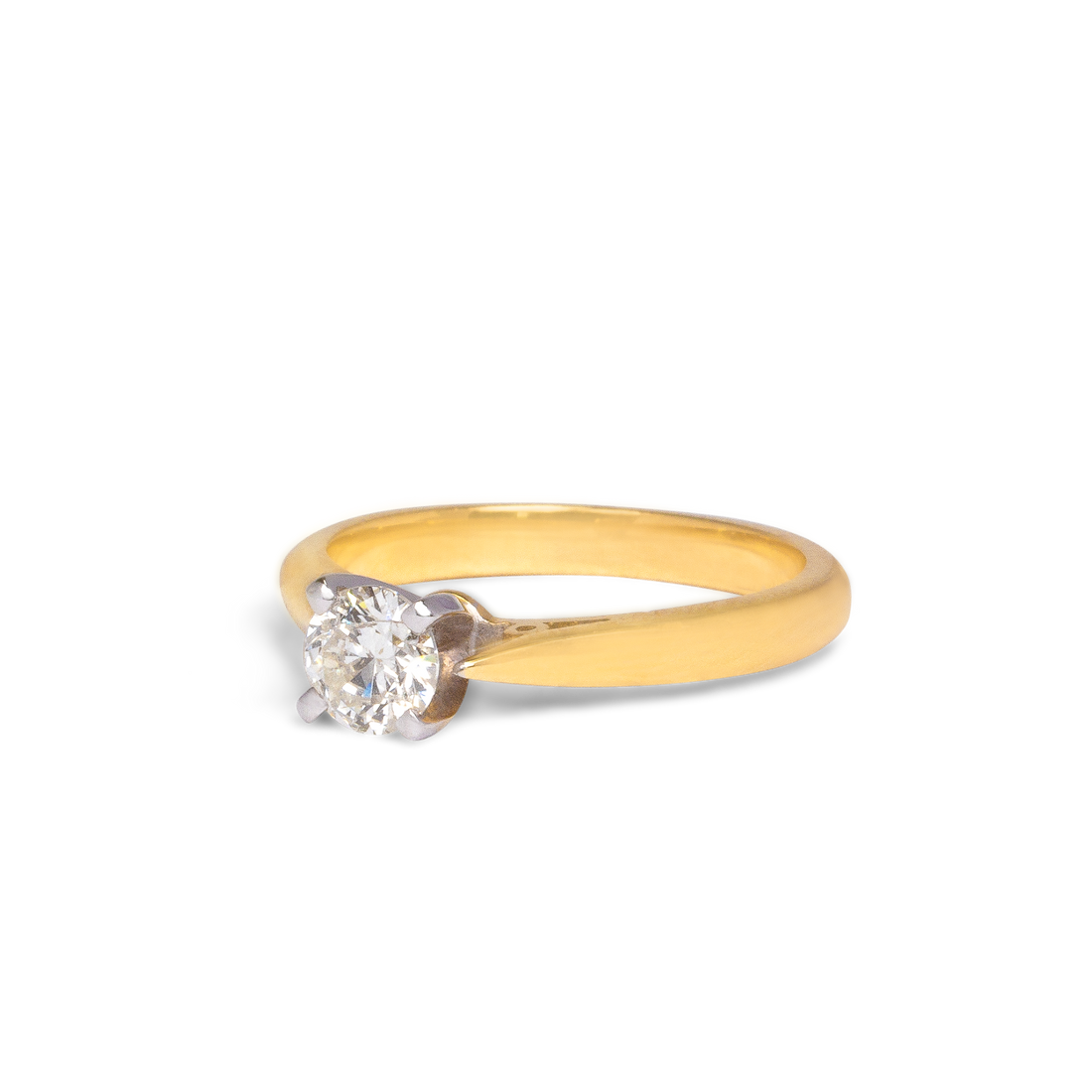 Classic Solitaire Diamond Ring | 0.60 CT | 10k-14k Yellow/White/Rose Gold