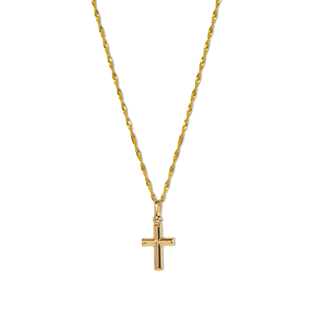 10k gold online chain and cross