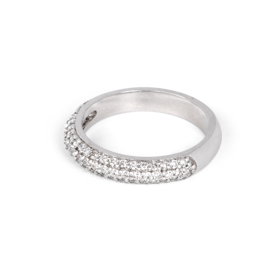 Pavé Diamond chunky Dôme Ring