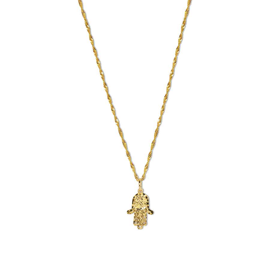 large gold hamsa pendant toronto