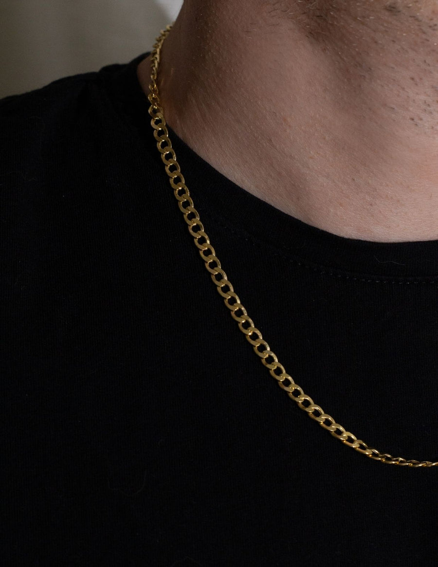 gold chain mens toronto, solid gold curb chain Canada, gold curb chain 20 inches canada