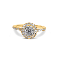 round halo ring white gold, yellow gold halo engagement rings canada