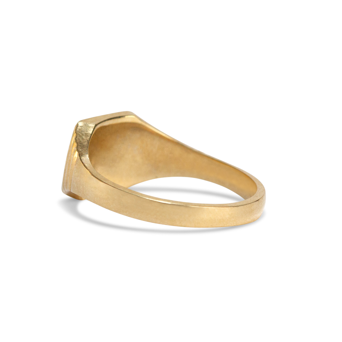 Men's Signet Ring | 10k-14k Yellow/White/Rose Gold