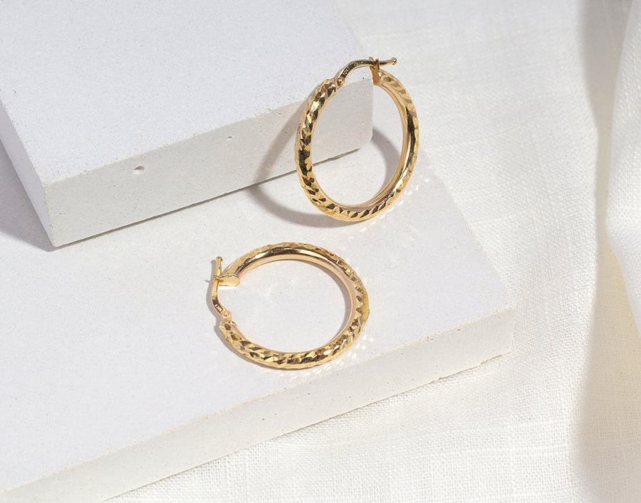 minimal gold hoop earrings, thin gold hoop earrings, gold hoop earrings 10k, large thin gold hoops