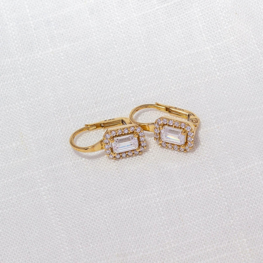 gold earrings for wedding party