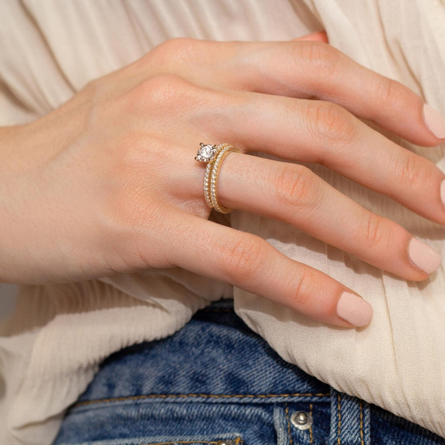 rose gold engagement ring, size 4 rose gold diamond ring