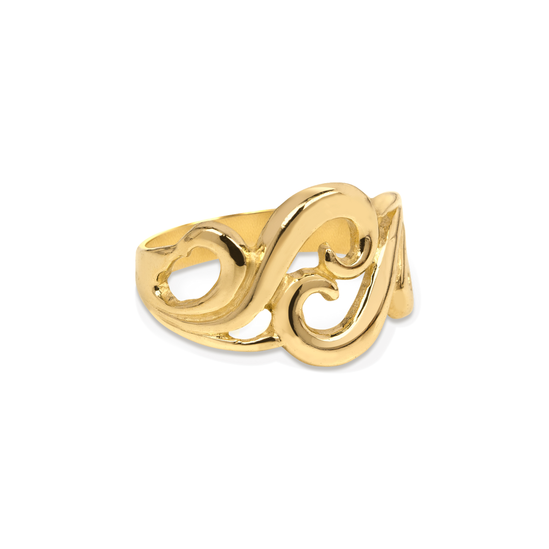 14 karat gold dome ring chunky