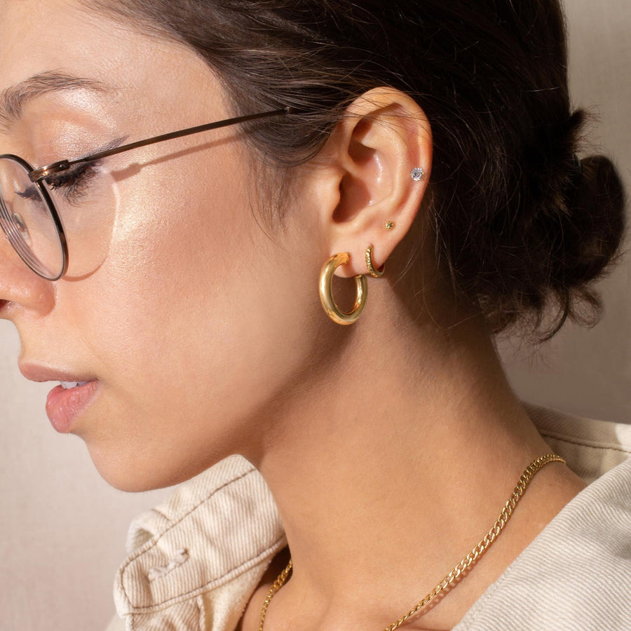 womens gold hoop earrings