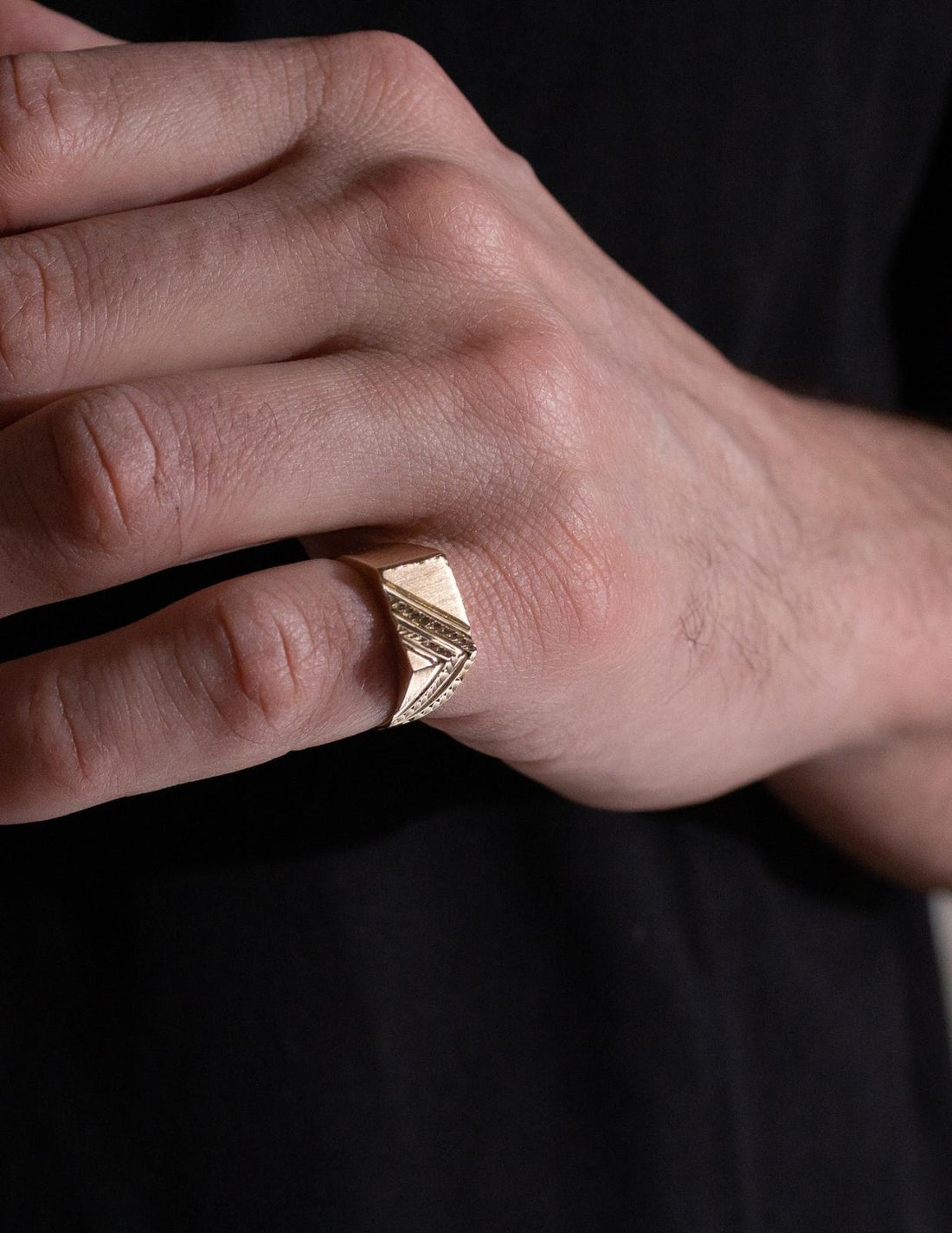 mens 14k gold ring