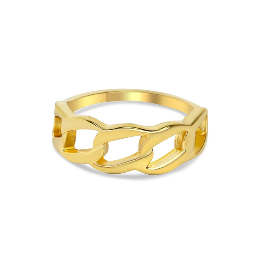 gold chain ring womens, gold chain link ring, gold chain ring design, 14k gold chain ring