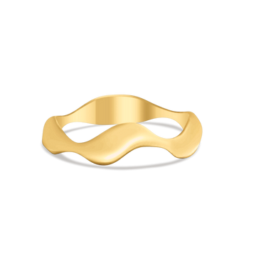 wavy gold ring toronto, 10k wavy ring canada, gold ring 10k, 10k gold ring woman