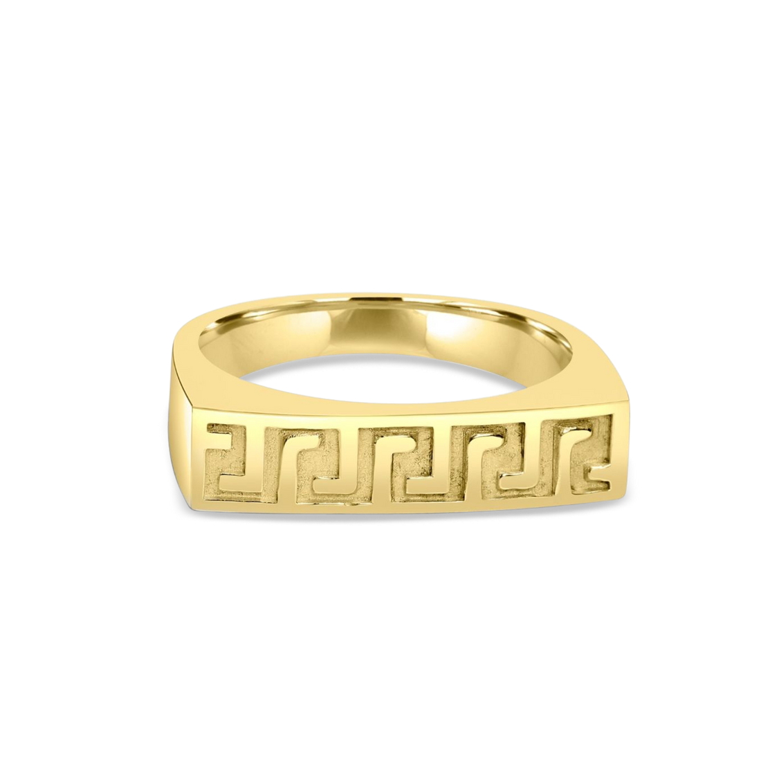 gold greek key ring, solid gold greek ring, solid gold versace ring buy online, rose gold versace ring, white gold greek key ring