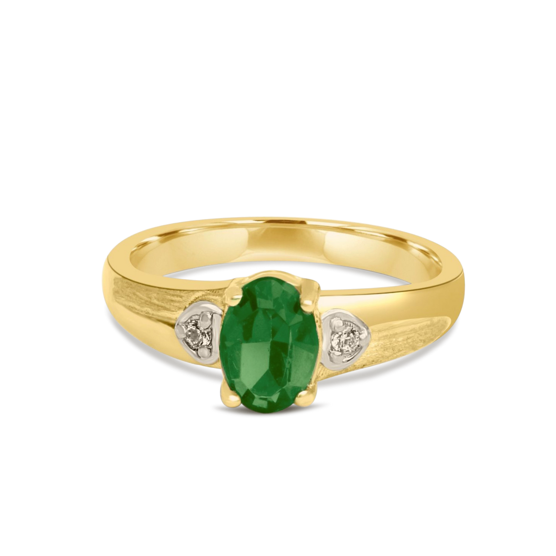 Brazilian Emerald Halo Ring | Catherine Angiel