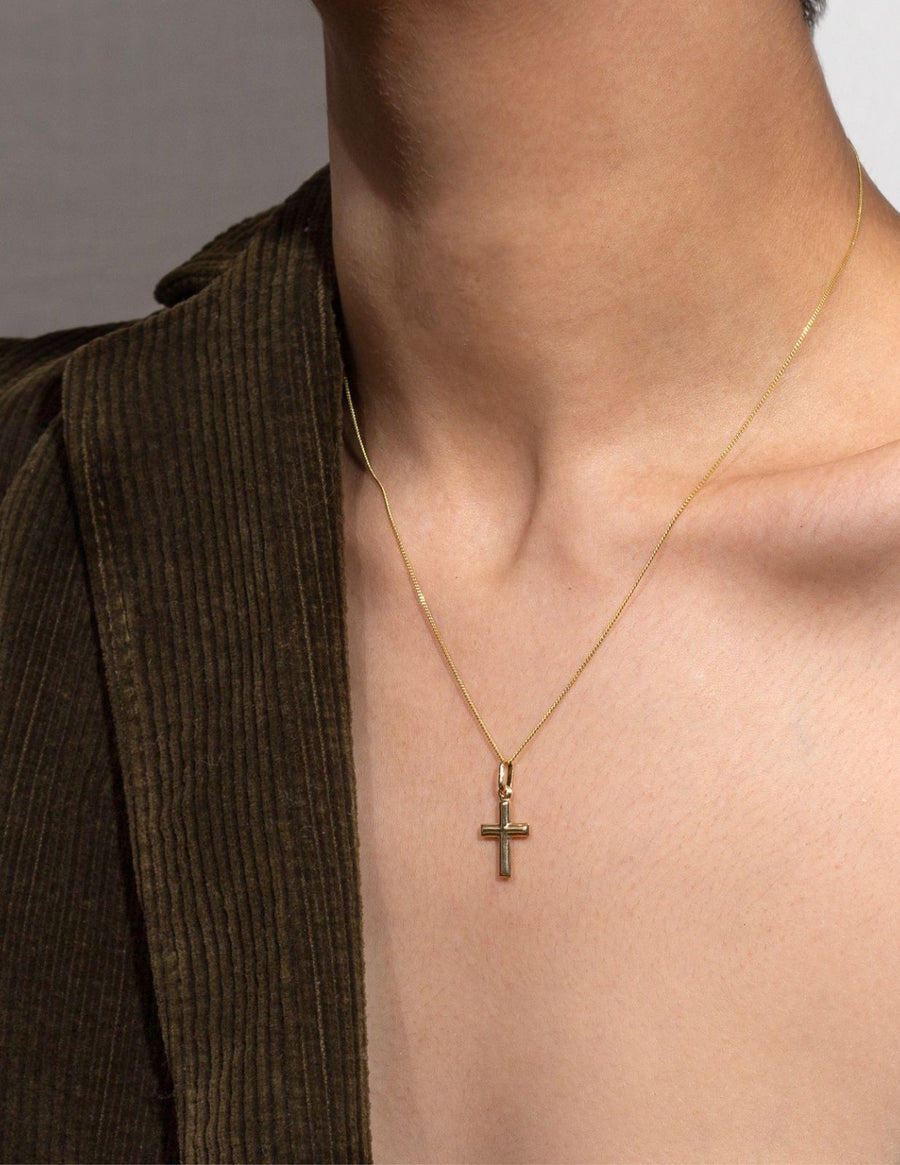 10k cross with chain canada, gold cross necklace canada, gold cross necklace toronto