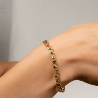 gold bracelet for women, womens 10k bracelets canada, womens rose gold curb bracelet canada, womens 10k rose gold bracelet toronto