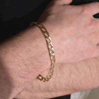 mens curb bracelets gold, mens bracelets toronto