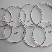 large silver hoop earrings toronto, simple hoops silver canada, large basic silver hoops amazon canada