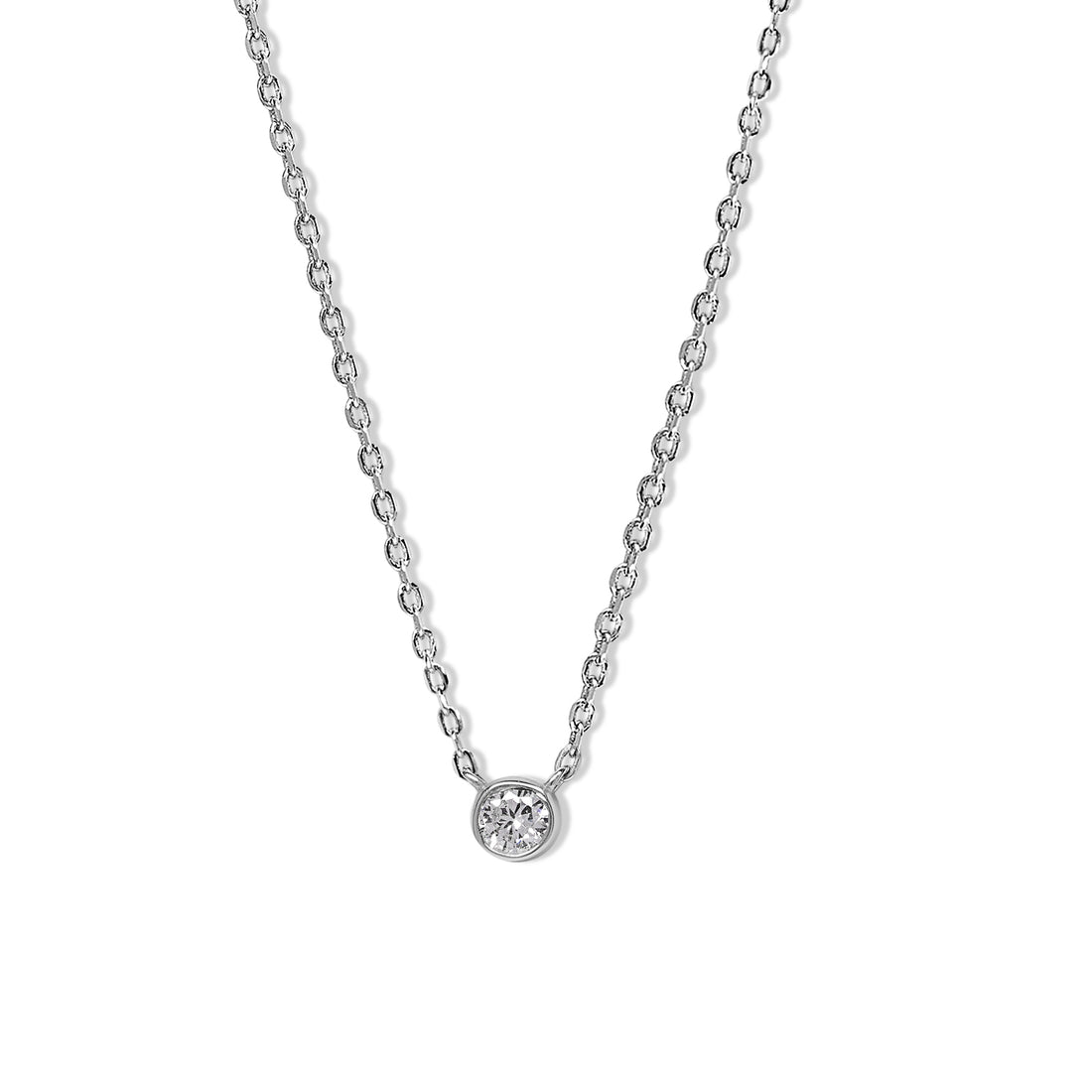 sterling silver choker with diamond, sterling silver choker necklaces toronto