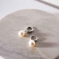 sterling silver dangling earring canada, hanging pearl silver earrings, dangling pearl earrings toronto
