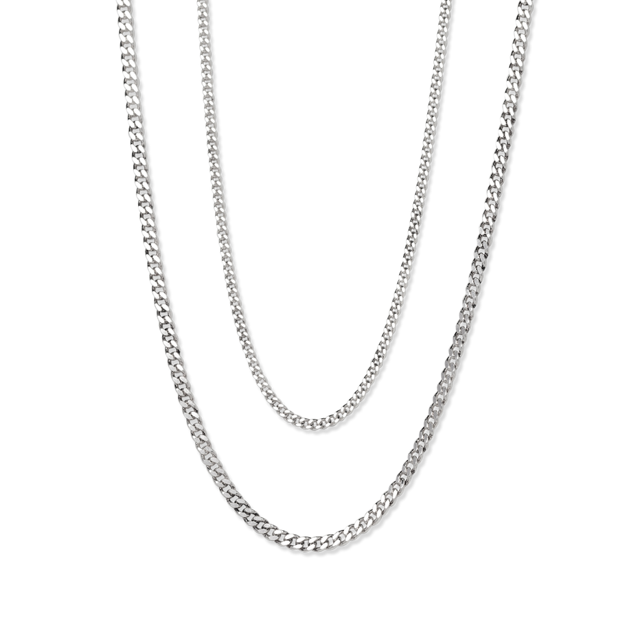 Curb Chain | Silver | 2-3mm | 16-28"